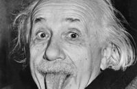 foto Albert Einstein lingua fuori