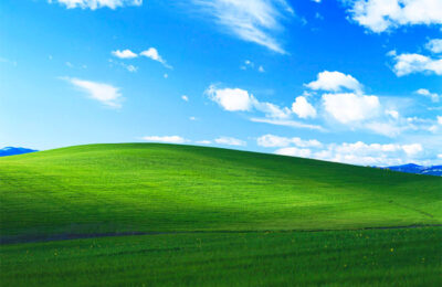 Bliss di Charles O’Rear, la foto dello sfondo desktop di Windows XP