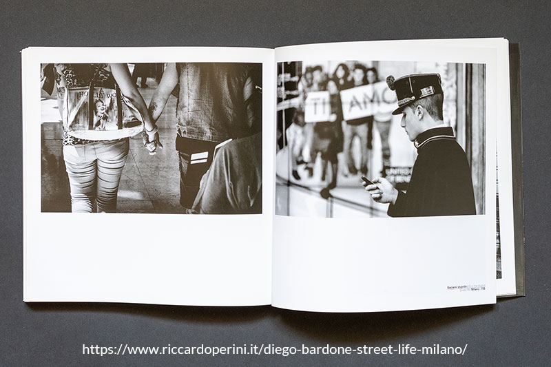 Foto Diego Bardone uomo in divisa messaggia e scritta ti amo