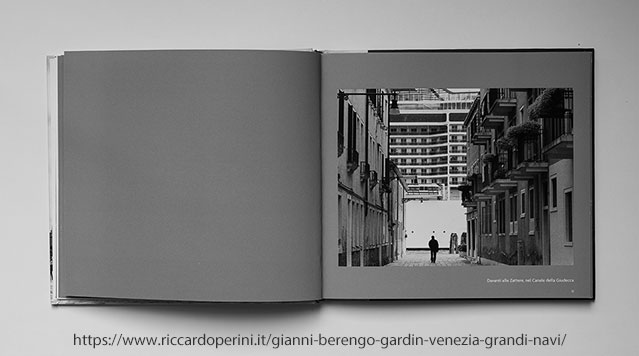 Gianni Berengo Gardin Venezia nave crociera Davanti alle zattere, nel Canale della Giudecca