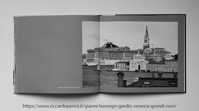 Gianni Berengo Gardin - Grandi Navi Venezia In Bacino San Marco, con San Giorgio 