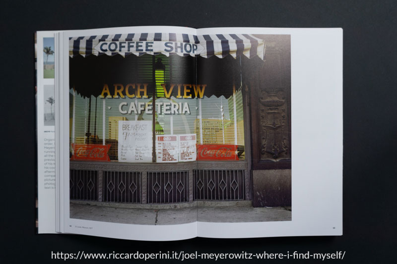 fotografie Joel Meyerowitz Arch View coffee shop Saint Louis Missouri 1977