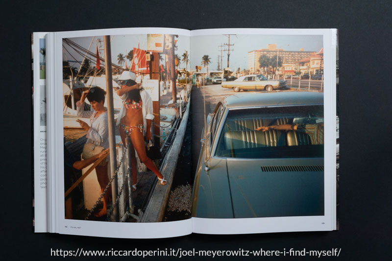 foto Joel Meyerowitz Florida 1967 donna in costume uomo in auto