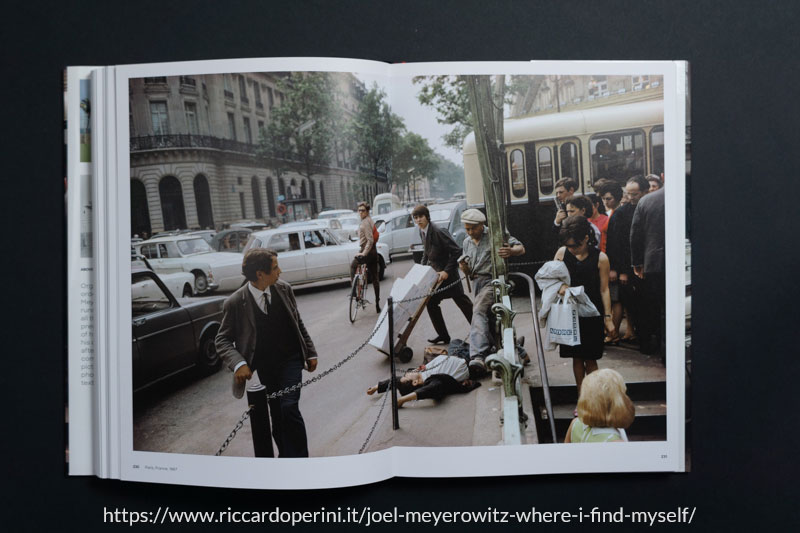 foto Joel Meyerowitz Fallen man Parigi 1967
