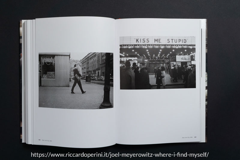 foto Joel Meyerowitz in strada a New York 1965 e 1964