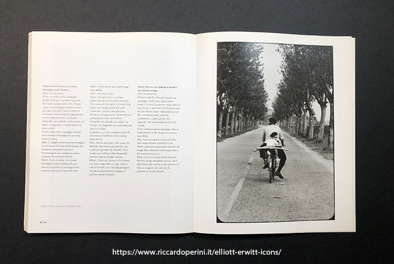fotografia Elliott Erwitt bambino bici baguettes Francia, Provenza, 1955
