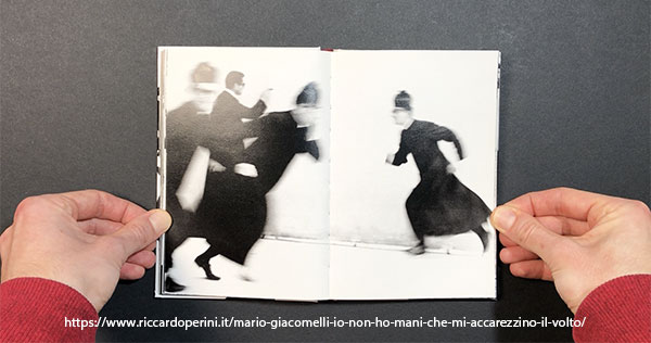 fotografia Mario Giacomelli preti corrono mosso sfocato