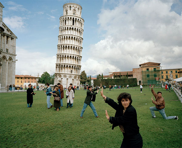 foto Martin Parr Torre Pisa 1990