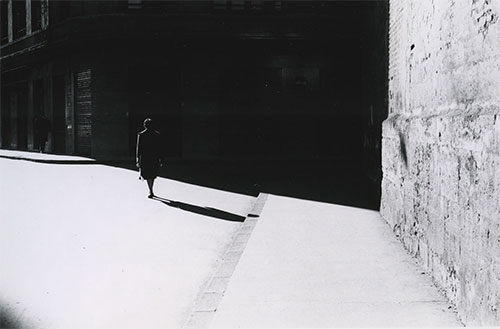 foto Ray Metzker bianco e nero Barcellona 1961