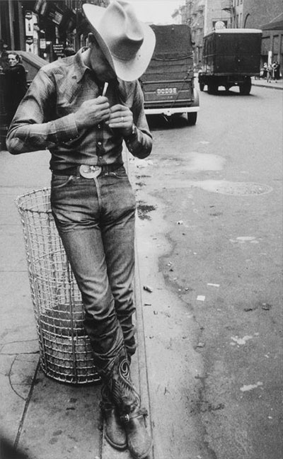 foto Robert Frank cowboy Rodeo New York City (The Americans)