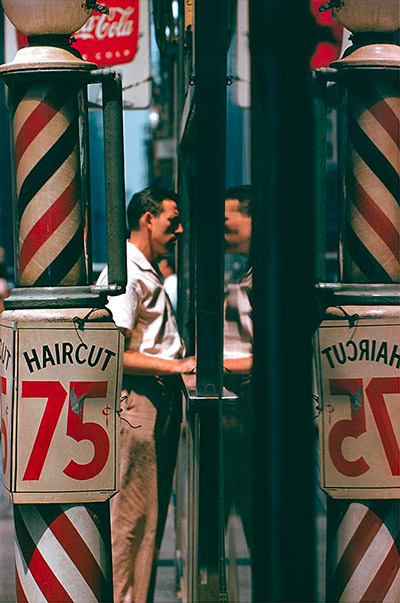 fotografia Saul Leiter Haircut