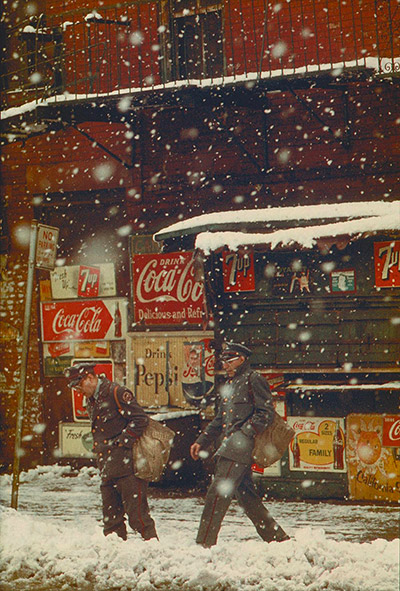 foto Saul Leiter Postmen