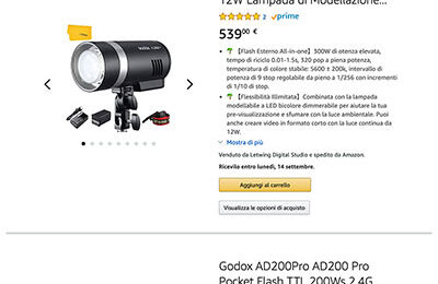 Godox store su Amazon