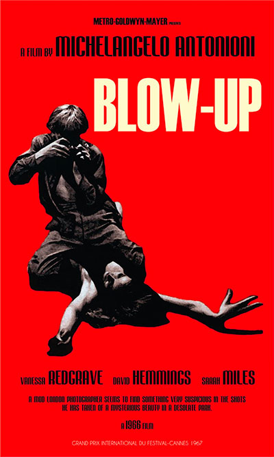 locandina originale Film Blow Up Michelangelo Antonioni (1966)