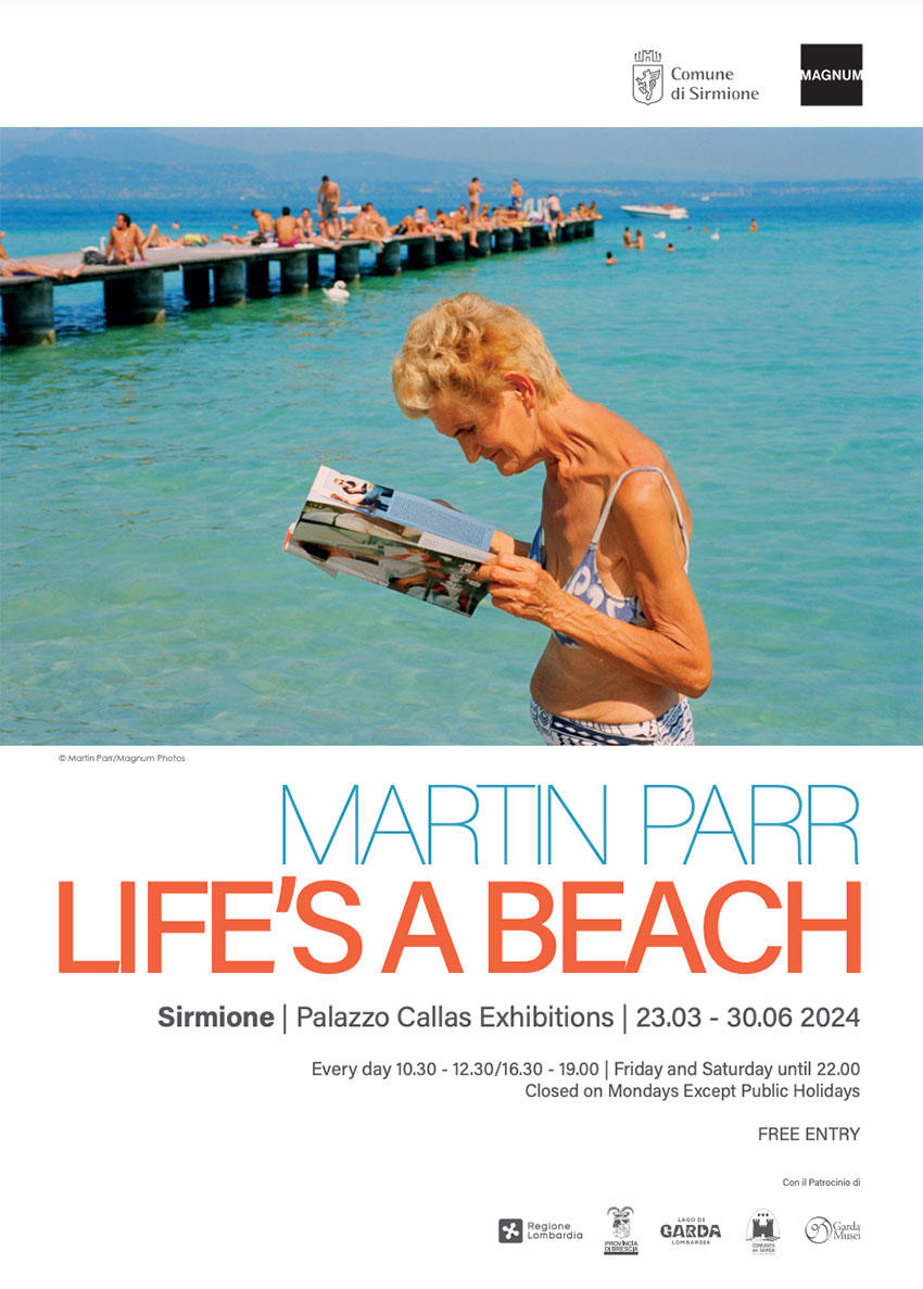 Mostra Martin Parr Life's a beach Sirmione (Brescia) 2024