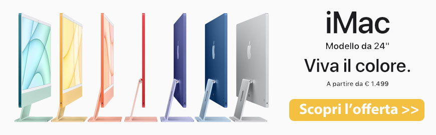 offerta Apple iMac chip m1 colorati