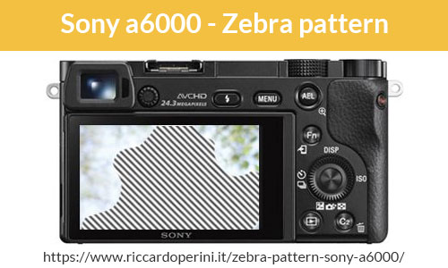 zebra pattern motivo zebrato Sony Alpha a6000